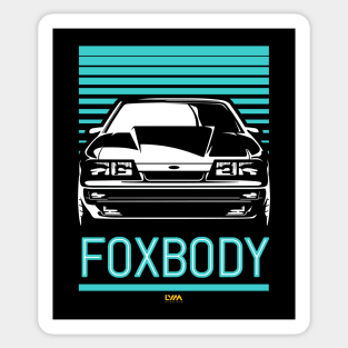 Foxbody 5.0 Ford Mustang 4 Eye Sticker